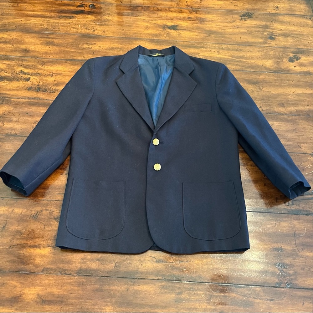Boys Navy Blazer - FREE SHIPPING